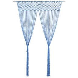 Walplus Macrame Curtain Blue 140X240 Cm Cotton - thumbnail 1