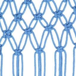 Walplus Macrame Curtain Blue 140X240 Cm Cotton - thumbnail 4