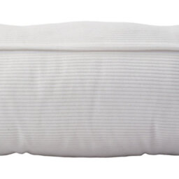 Living And Home White Beige Corduroy Wedge-Shaped Detachable Pillow 180Cm W X 20Cm D X 50Cm H - thumbnail 5
