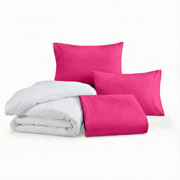 Ameha Duvet 13.5 Tog With Pink Duvet Cover & Matching Pillowcases, Breathable, Bedding Set, Super King 260X220Cm - thumbnail 1
