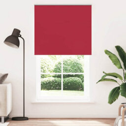 Berkfield Roller Blind Blackout Red 135X230 Cm Fabric Width 131.6 Cm Polyester