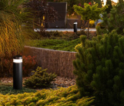 Luminosa Lighting Luminosa Marcon Outdoor Bollard Black 3000K Warm White Ip54 - thumbnail 3