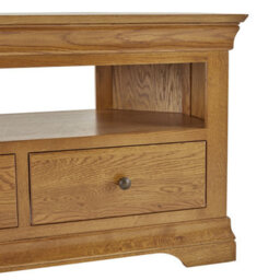 The Furniture Market French Louis Oak Corner Tv Unit Up To 50 Tv Size - thumbnail 7