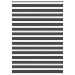 Berkfield Zebra Blind Black 160X230 Cm Fabric Width 155.9 Cm Polyester