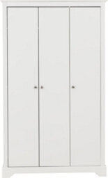 Seconique Stratford 3 Door Wardrobe White Shabby Chic - thumbnail 3
