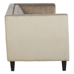 Orsina Felisa 3 Seat Mink Velvet Sofa - thumbnail 3
