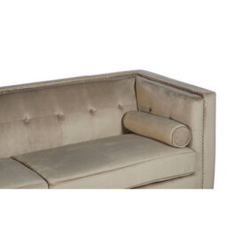 Orsina Felisa 3 Seat Mink Velvet Sofa - thumbnail 7