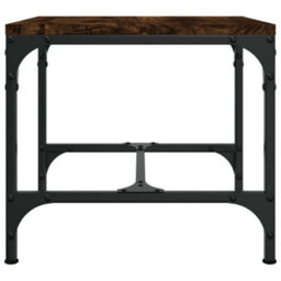 Berkfield Industrial Side Tables 2 Pcs Smoked Oak 40X40X35 Cm Engineered Wood - thumbnail 7