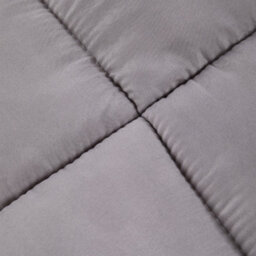 Living And Home Super King Size Grey Quilted Mattress Topper With Elastic Straps - thumbnail 6