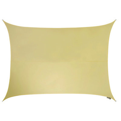 Kookaburra 4M X 3M Rectangle Waterproof Sand Garden Patio Sun Shade Sail Canopy 98% Uv Block With Free Rope - image 1