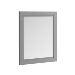 Plum&clay Fairmont Traditional Grey Framed Mirror (W)590mm (H)664mm - thumbnail 1