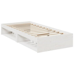 Berkfield Day Bed Without Mattress White 80X200 Cm Solid Wood Pine - thumbnail 3