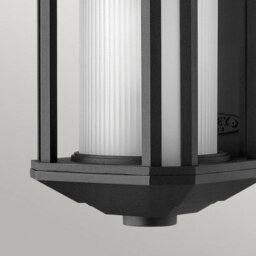 Luminosa Lighting Elstead Hinkley Castelle Outdoor 1 Light Small Wall Lantern Black Ip44 - thumbnail 3