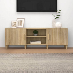 Berkfield Tv Cabinet Sonoma Oak 150X30X50 Cm Engineered Wood - thumbnail 1