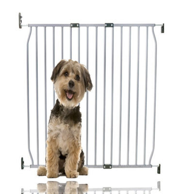 Bettacare Eco Screw Fit Pet Gate, Grey, 90Cm - 100Cm, Screw Fitted Dog Gate, Safety Gate For Puppy - image 1