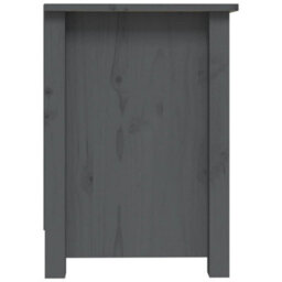 Berkfield Stylish Tv Cabinet Grey 103X36.5X52 Cm Solid Wood Pine - thumbnail 5