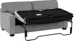 Seconique Eton Sofa Bed Light Grey Fabric Metal Pull Out Sofa Bed With Mattress - thumbnail 4