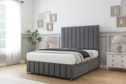 "Sloomy California Armour Coniston Divan Bed Set 2 Drawers Right Side With 54"" Floor Standing & 12"" Footboard 2'6 Small Single" - thumbnail 2