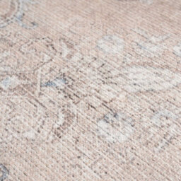 Loomed Distressed Natural Beige Persian Style Washable Non Slip Rug 120X170Cm - thumbnail 5