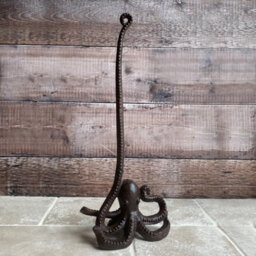 Selections Octopus Loo Roll Holder In Cast Iron (Set Of 2) - thumbnail 4