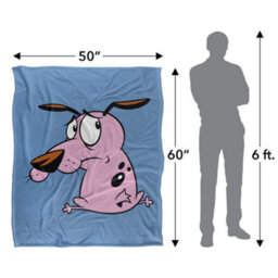 Courage The Cowardly Dog Season 4 Silky Supersoft Blanket Multicoloured (152Cm X 127Cm) - thumbnail 5