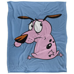 Courage The Cowardly Dog Season 4 Silky Supersoft Blanket Multicoloured (152Cm X 127Cm) - thumbnail 1