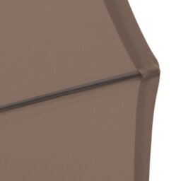 Rinse Bathrooms Brown/taupe Garden Parasol Umbrella With Glass Fibre Ribs Tilting Sun Shade Shelter Canopy 2.7M - thumbnail 7