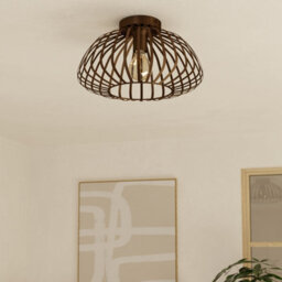Eglo Espinal Brown Steel Contemporary Ceiling Light - thumbnail 3
