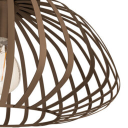 Eglo Espinal Brown Steel Contemporary Ceiling Light - thumbnail 4