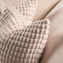OHS 4 Pack Bobble Filled Cushion Cover , Natural - 45 X 45Cm - thumbnail 3