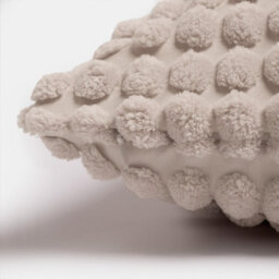 OHS 4 Pack Bobble Filled Cushion Cover , Natural - 45 X 45Cm - thumbnail 5