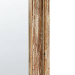 Beliani Wall Mirror Coigny 55 Cm 170 Cm Fir Wood Light Brown - thumbnail 6