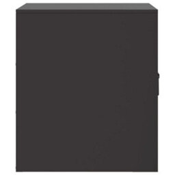 Berkfield Bedside Cabinet Black 34.5X39X44 Cm Steel - thumbnail 8