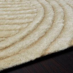 Natural Shaggy Rug, Easy To Clean Rug With 30mm Thickness, Plain Striped Rug For Bedroom, & Dining Room-120Cm X 170Cm - thumbnail 3