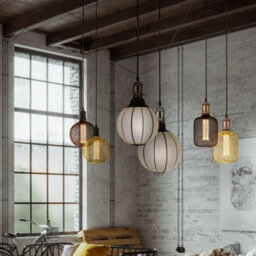CGC Lighting Cgc Decorative Black Mesh Dimmable Led Bulb 1800K Ultra Warm Round Globe - thumbnail 3