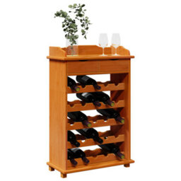 Walplus Wine Rack 90X60X30 Cm Solid Wood Pine - thumbnail 3