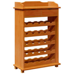 Walplus Wine Rack 90X60X30 Cm Solid Wood Pine - thumbnail 2