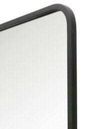 Mirroroutlet The Coartans Black Metal Isoscelles Trapezoid Shape Framed Garden Wall Mirror With Arched Bottom 200Cm X 95Cm - thumbnail 5