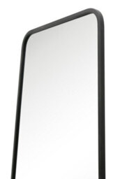 Mirroroutlet The Coartans Black Metal Isoscelles Trapezoid Shape Framed Garden Wall Mirror With Arched Bottom 200Cm X 95Cm - thumbnail 4