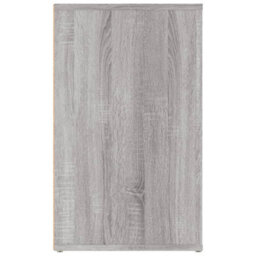 Berkfield Bedside Cabinet Grey Sonoma 50X36X60 Cm Engineered Wood - thumbnail 8