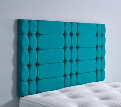 "Slumbre Berlin Turin 3Ft Single 36"" Headboard - Teal"