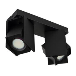 Luminosa Lighting Luminosa Rory Twin Ceiling Spotlight Matt Black 2X Gu10 - thumbnail 2