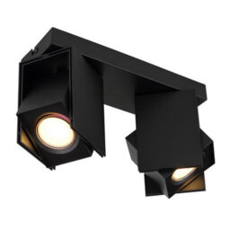 Luminosa Lighting Luminosa Rory Twin Ceiling Spotlight Matt Black 2X Gu10 - thumbnail 1