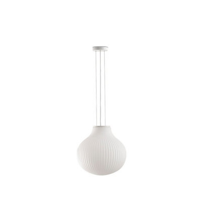 Luminosa Lighting Luminosa Isabelle 40Cm Globe Pendant Ceiling Light Matt White - image 1