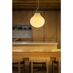 Luminosa Lighting Luminosa Isabelle 40Cm Globe Pendant Ceiling Light Matt White - thumbnail 2