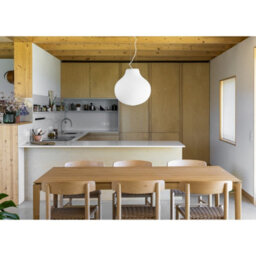 Luminosa Lighting Luminosa Isabelle 40Cm Globe Pendant Ceiling Light Matt White - thumbnail 3