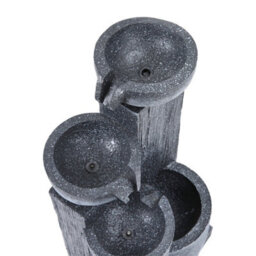 Breeins Rustic Style Outdoor Solar-Powered Water Fountain Rockery Decor, 58Cm H - thumbnail 5