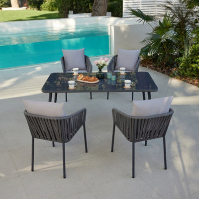 Home Detail Fiji Luxury Garden Dining Set For 4 - image 1