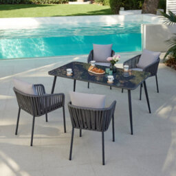 Home Detail Fiji Luxury Garden Dining Set For 4 - thumbnail 2