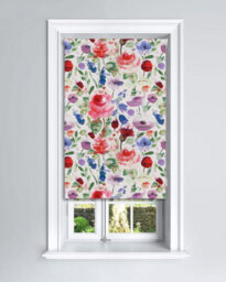 Lister Cartwright Summer Floral Patterned Blackout Roller Blinds Windows Blind (90 X 160 Cm)  Child Safety Included - thumbnail 2